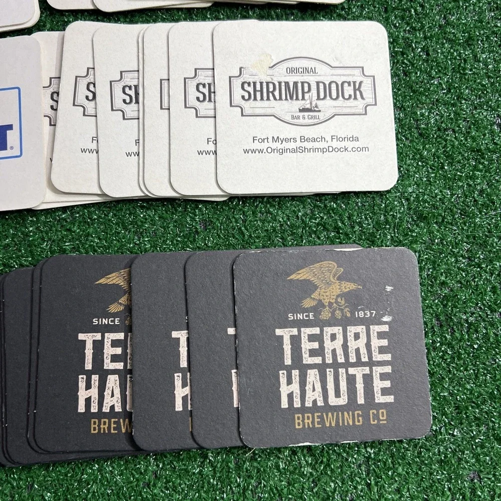30‎ Restaurant Bar Beer Coasters Many Styles Square Shaped